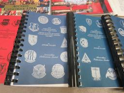 Military Library with US Air Force Insignia Manuals
