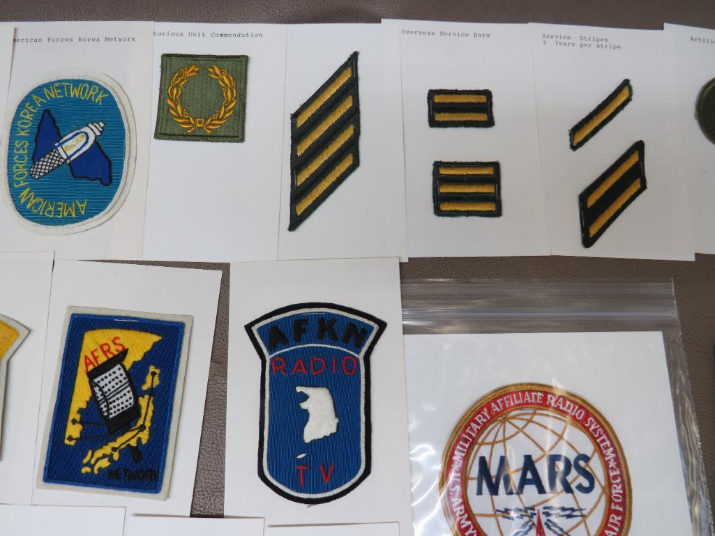 US Military Cloth Patch Collection