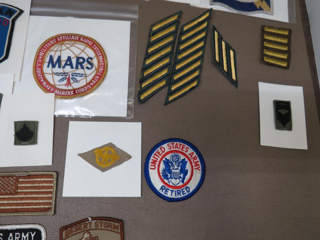 US Military Cloth Patch Collection