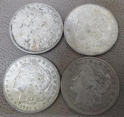 1921 Morgan Silver Dollar Coins