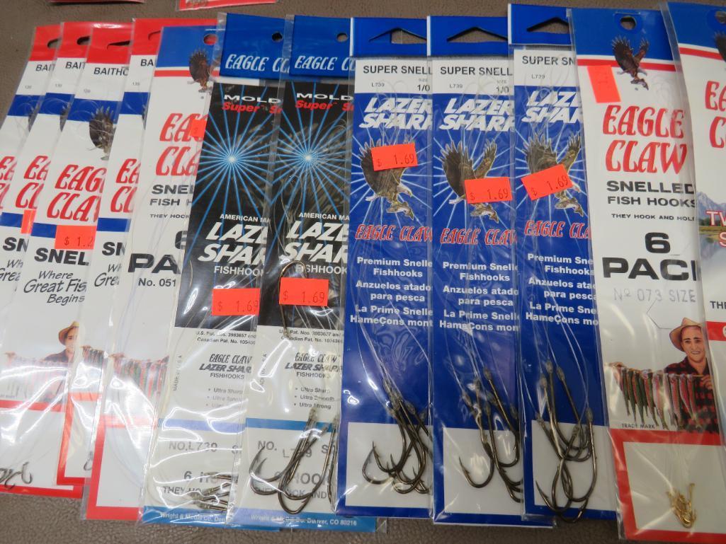 Eagle Claw Snelled Fishing Hooks