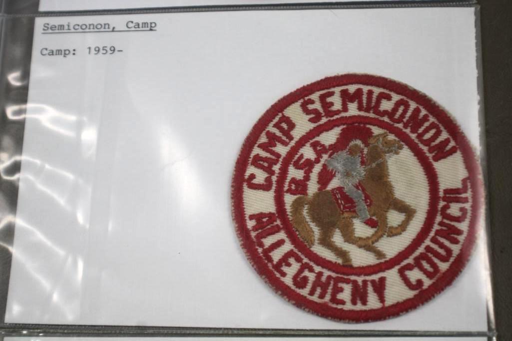 Three Early BSA Camp Patches