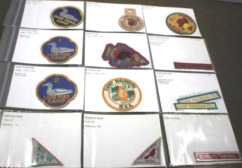 12 Mixed Early BSA Council Camp Patches and More