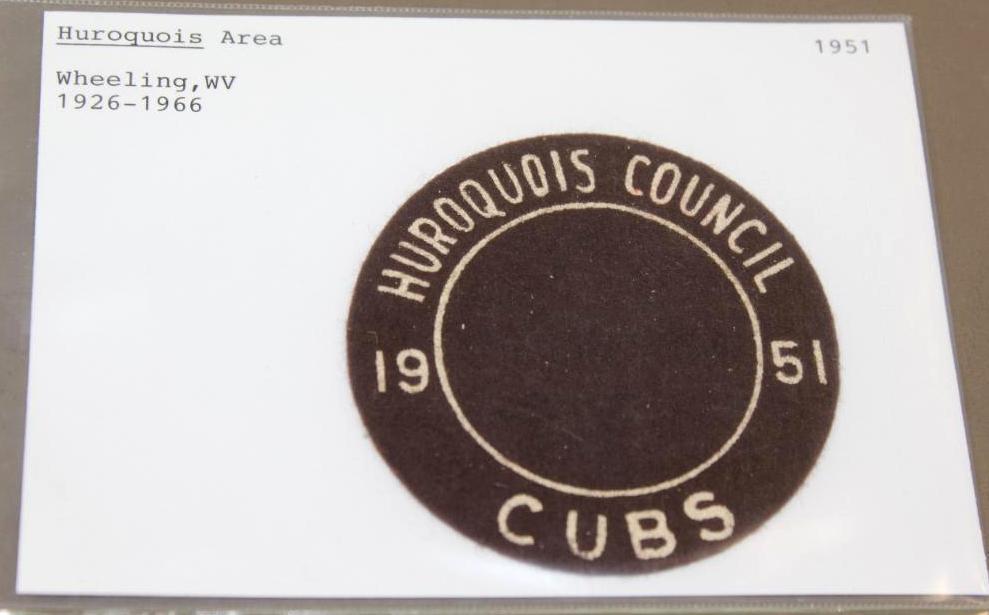 1951, 52, and 53 Felt Huroquois Council Cubs Patches