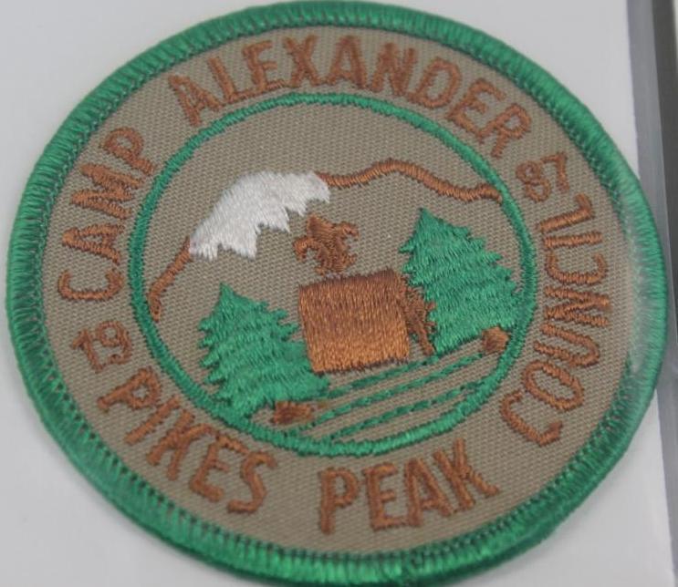 11 BSA Pike's Peak Camp Alexander Patches in Different Styles