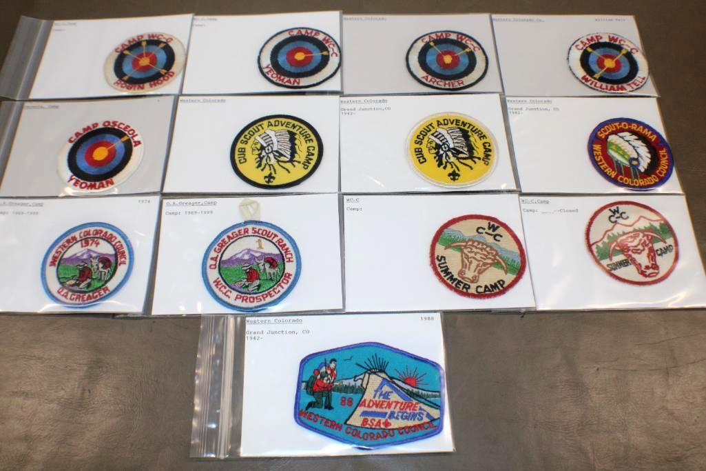 13 Vintage BSA Camp Patches