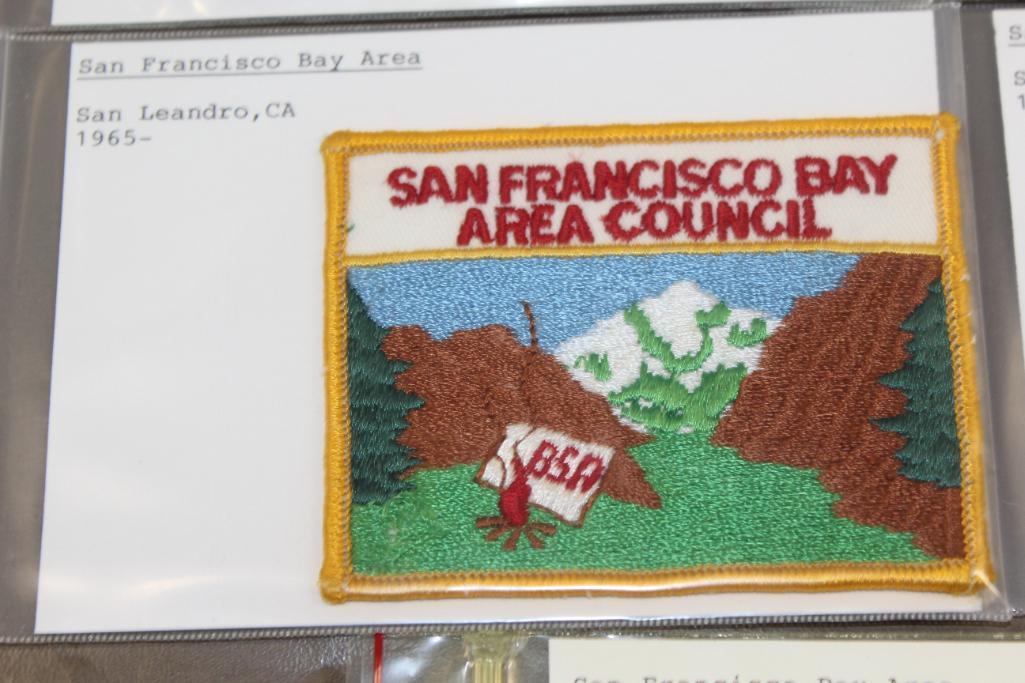 San Mateo, San Francisco Area, and Rocky Mountain Council Patches