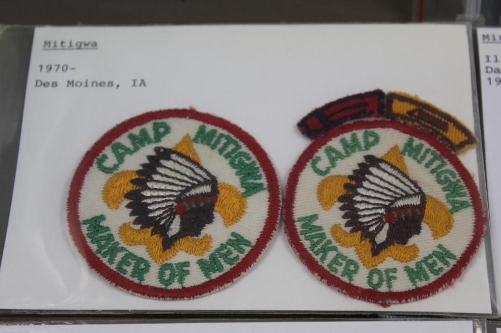 14 Mixed Vintage BSA Camp Patches