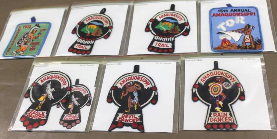 Seven Large Amaquonsippi Dance an Event Patches