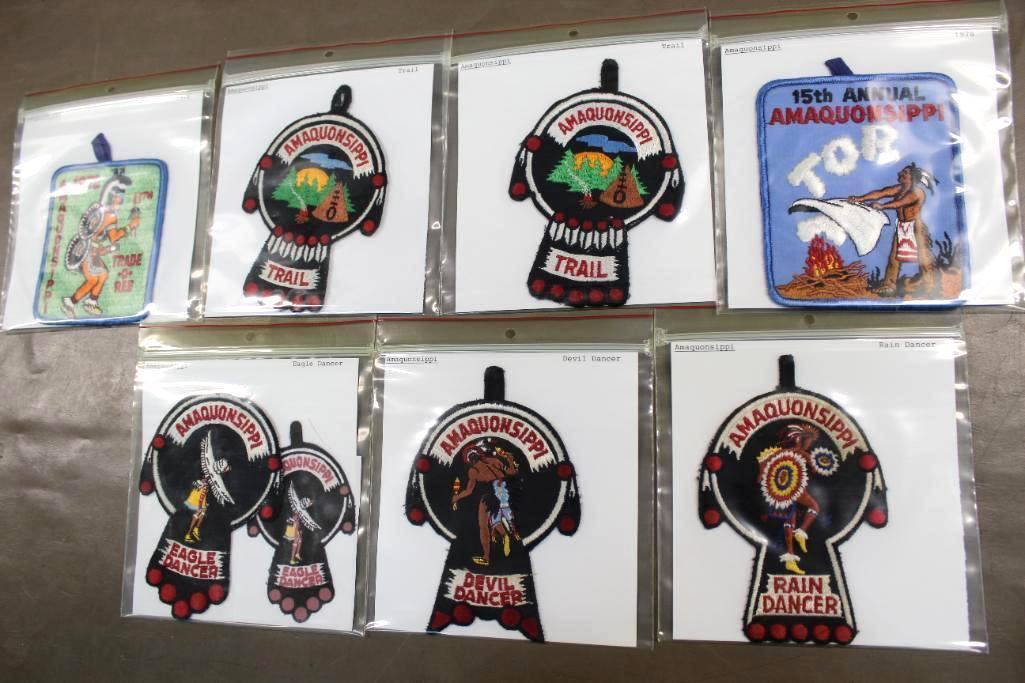 Seven Large Amaquonsippi Dance an Event Patches