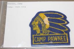 Three Early Camp Pawnee Patches Dated Pre-1954