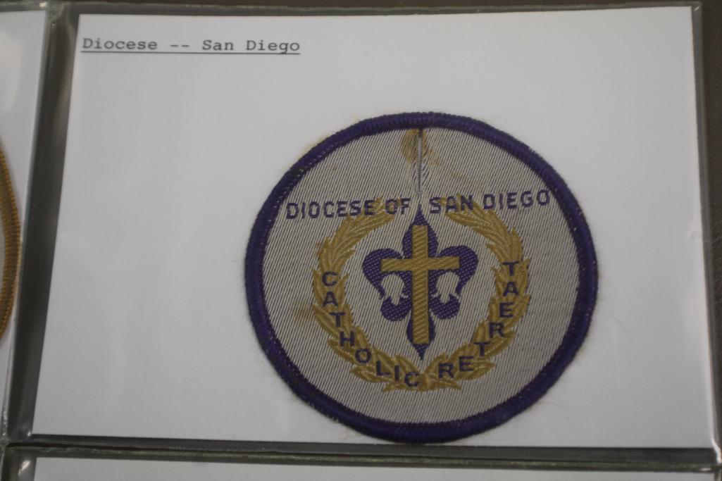 11 BSA Catholic Retreat Patches from 1959-1965