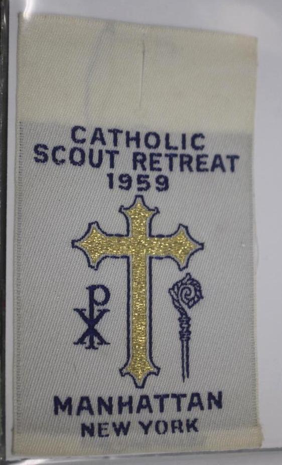 11 BSA Catholic Retreat Patches from 1959-1965