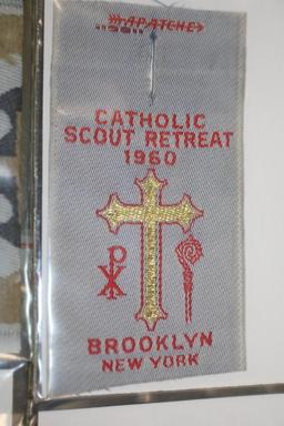 11 BSA Catholic Retreat Patches from 1959-1965