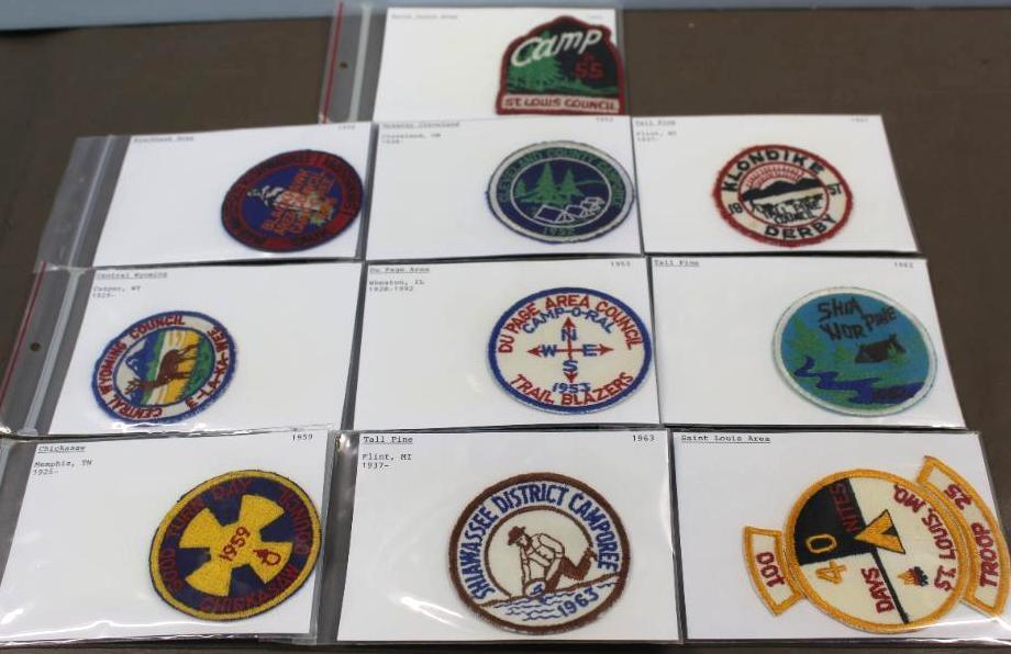 10 BSA Patches, Most Dated in the 1950s