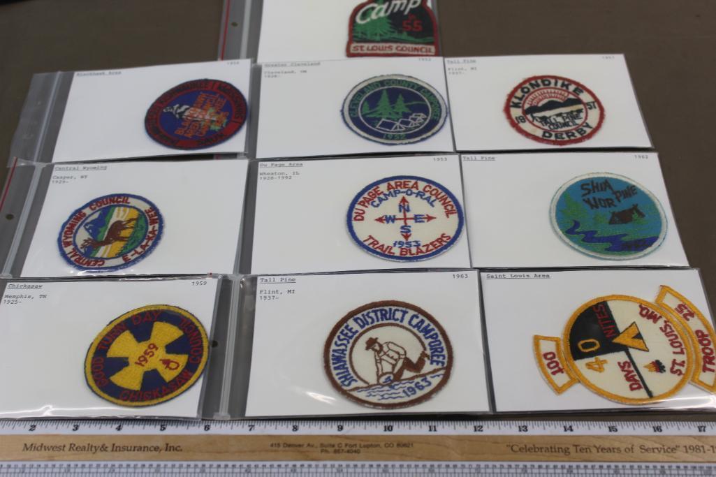 10 BSA Patches, Most Dated in the 1950s