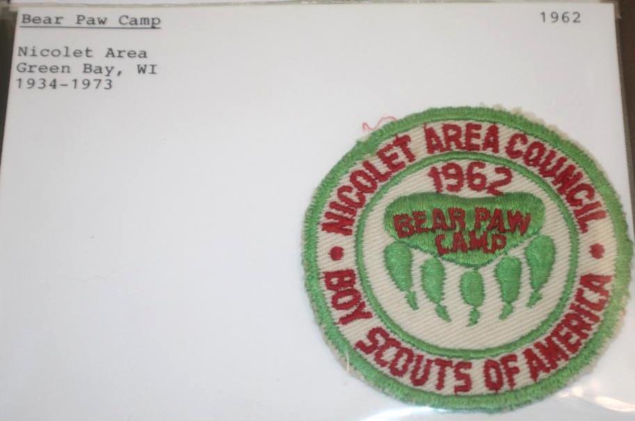 Six Soft Embroidered Twill BSA Camp Patches