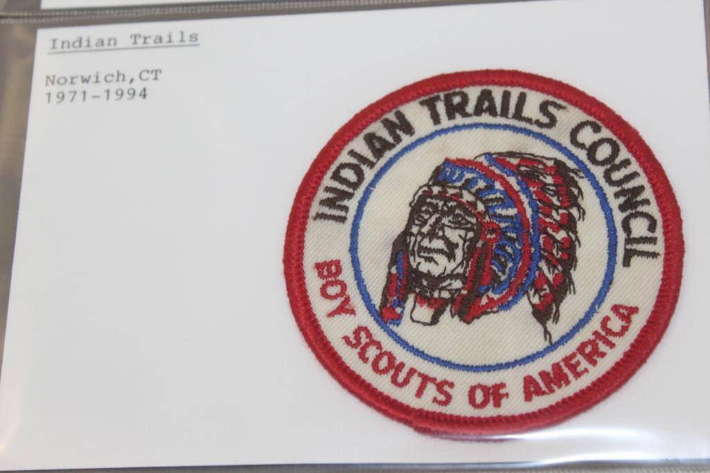 9 "Indian" Named BSA Council Patches