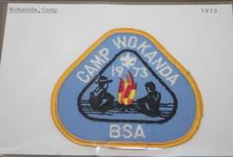 12 BSA Scouting Camp Patches