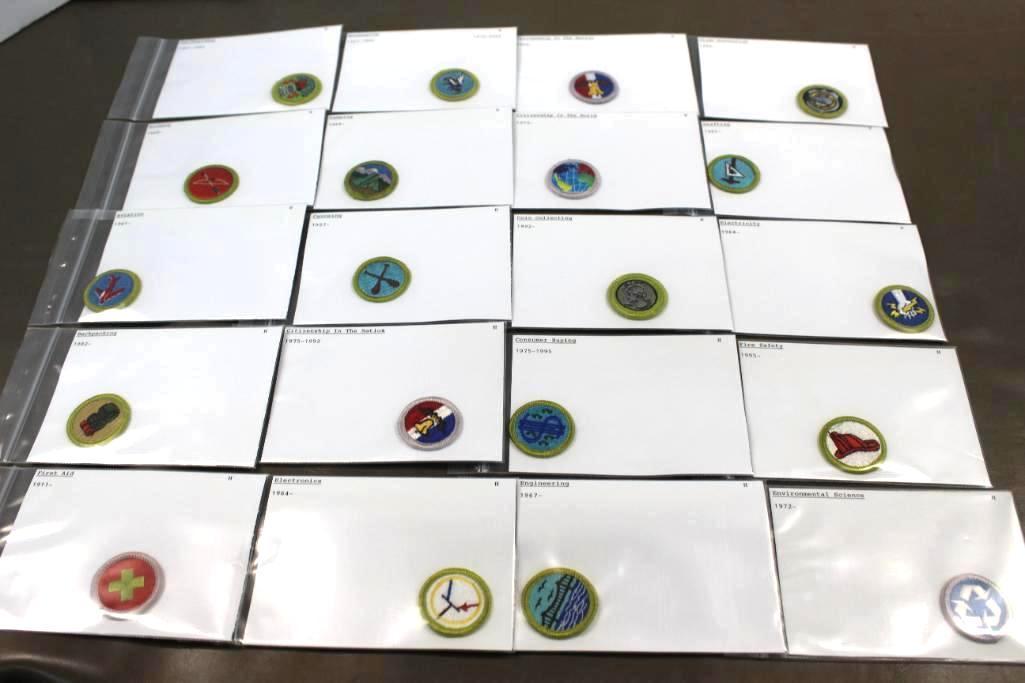 20 Mixed BSA Merit Badges