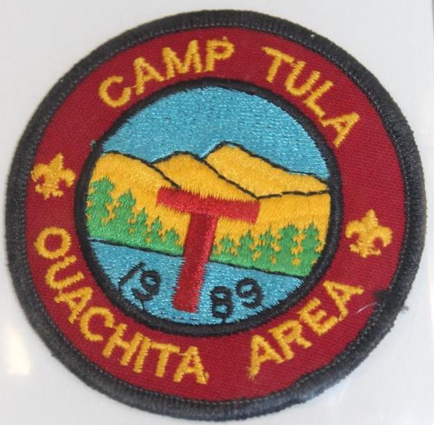 9 BSA Camp Patches of Different Sylas and Ages