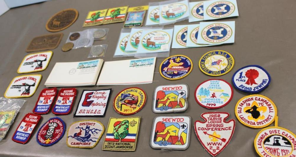 Mixed Collection of 1960s and 70s Era Scouting Goods