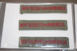 Collection of 8 Boy Scouts of America Tags from Different Eras