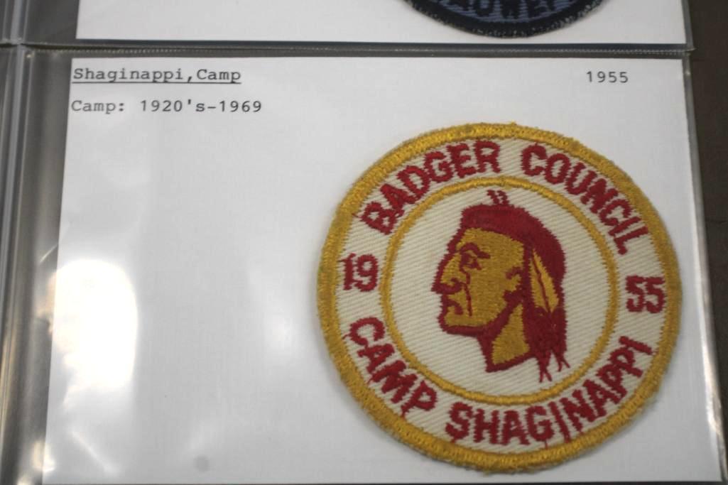 Three Early BSA Camp Patches