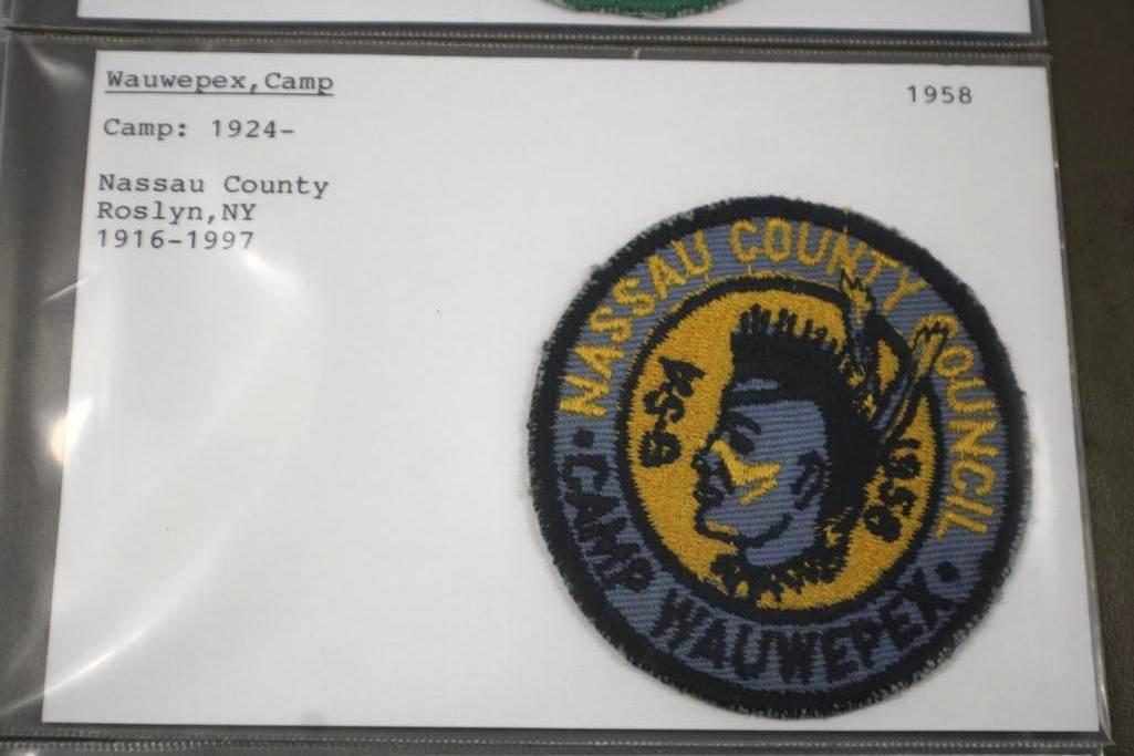 Three Early BSA Camp Patches