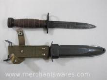 S.A.B. Ridgefield NJ Japan Bayonet Scabbard with Metal Sheath, 12 oz