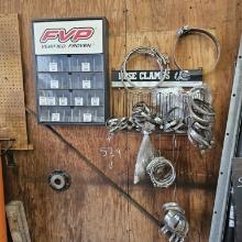 Wall lot - clamps, misc parts