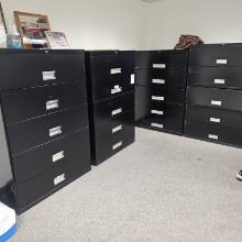 (4) File cabinets