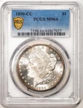 1890-CC $1 Morgan Silver Dollar Coin PCGS MS64