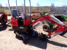 New Mini Excavator, Lanty LAT13, Red, Ser. 2401105  (4671)