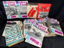 Over 60 Vintage 1950s-1960s Automotive Car Magazines Safety First More