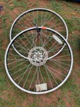 set of 24in bicycle wheels