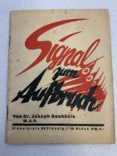 NAZI GERMANY BOOK BY DR. JOSEPH GOEBBELS 1931