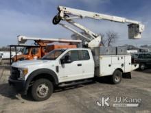 (South Beloit, IL) Altec AT40G, Articulating & Telescopic Bucket Truck mounted behind cab on 2017 Fo