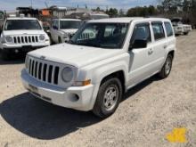 2010 Jeep Patriot 4x4 4-Door Sport Utility Vehicle Runs & Moves, Body & Rust Damage) (Inspection and