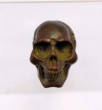 Antique European Bronze Skull
