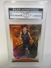 Devin Booker of the Phoenix Suns signed autographed slabbed sportscard PAAS Holo 173