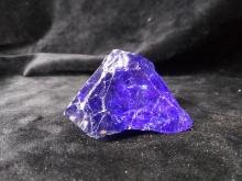 Slag Glass/Gemstone Specimen-Cobalt Blue/Sapphire/Tanzanite