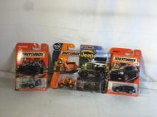 Lot of 4 Pcs Collector New in Package Matchbox DieCast Cars 1/64 Scale - See Pictures