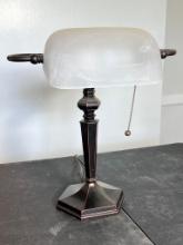Nice Desk Lamp with Frosted Glass Shade